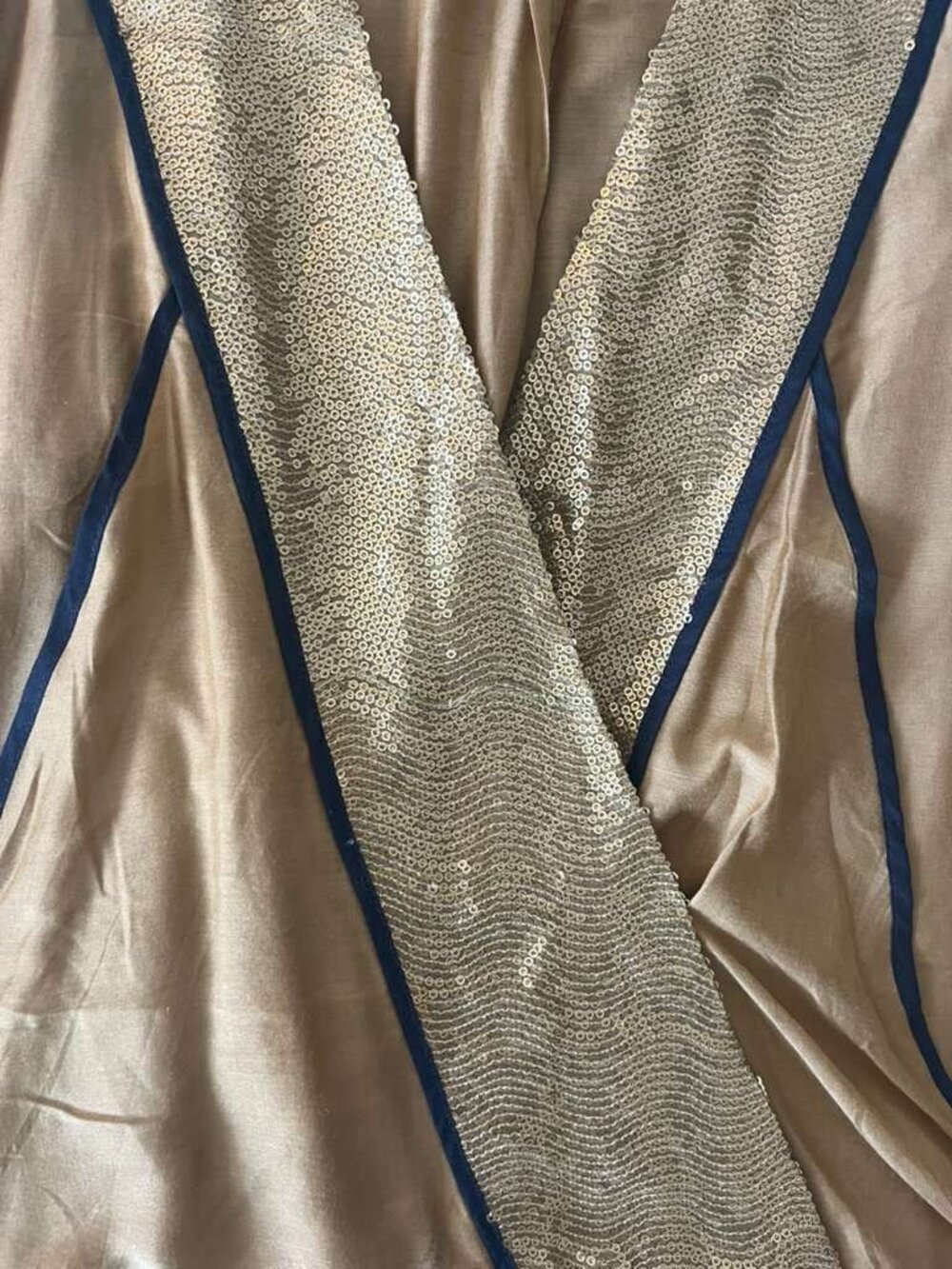 Sachin + Babi Gold Silk Sequin Vest Top – Size S